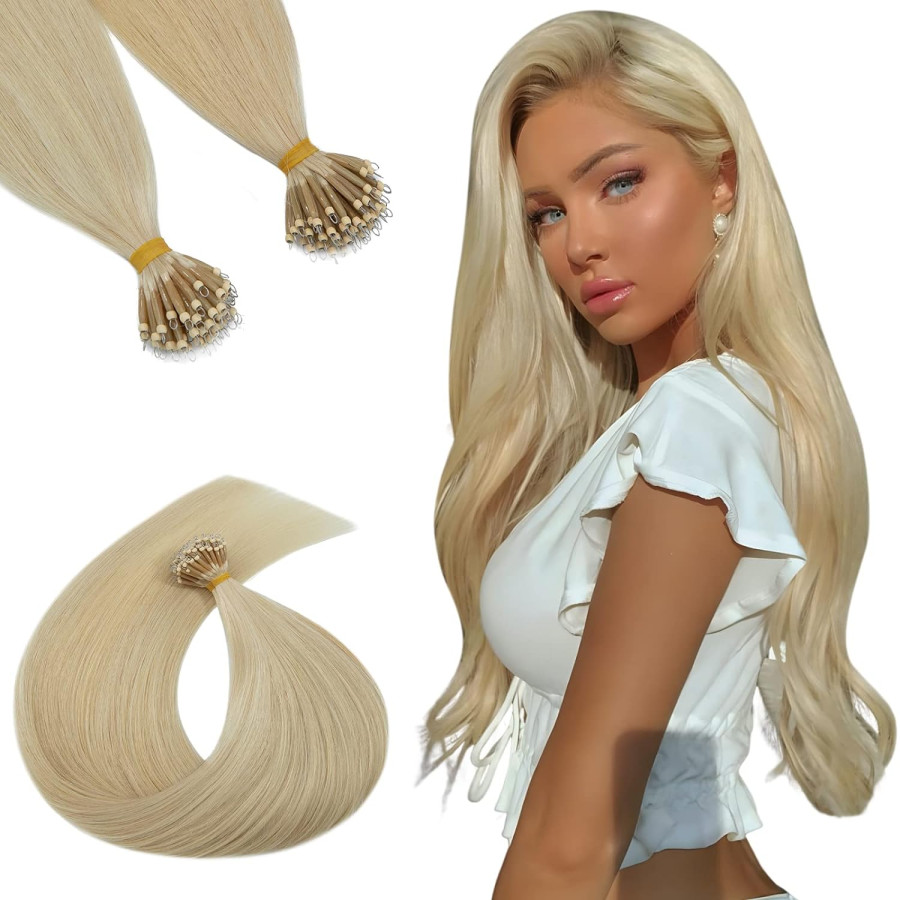 Extensii Nanoring Blond Luminos Extensii Nanoring Blond Luminos